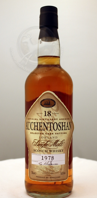 Auchentoshan 1978 front detailed image of bottle