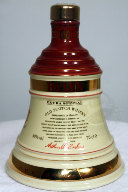 Bells Decanter : Christmas 1996 image of bottle