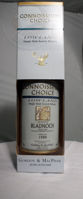 Bladnoch 1988 box front image