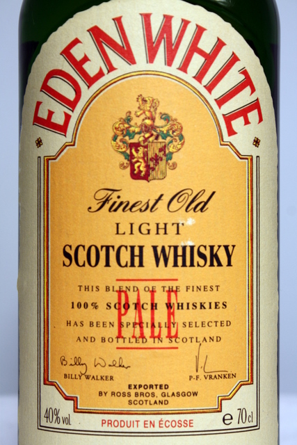 Eden White front detailed image of bottle