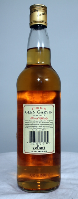 Fine Old Glen Garvin image of bottle