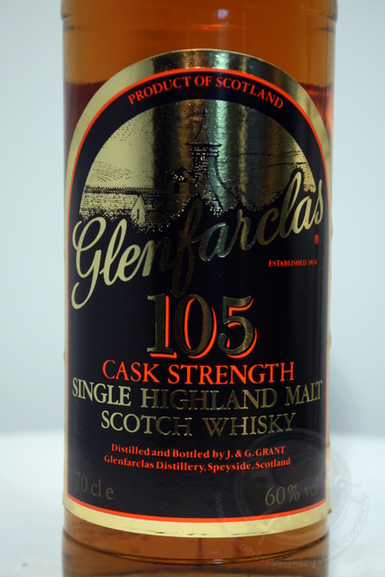 Glenfarclas 105 front detailed image of bottle