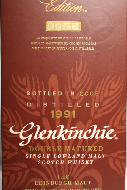 Glenkinchie 1991 box front detailed image