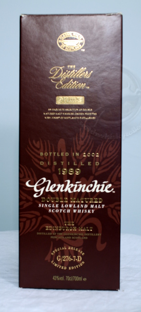 Glenkinchie 1989 box front image
