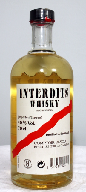 Interdits image of bottle