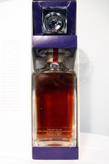 Macallan 1962 Decanter front image