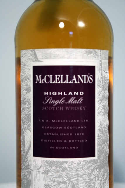McClellands front detailed image of bottle