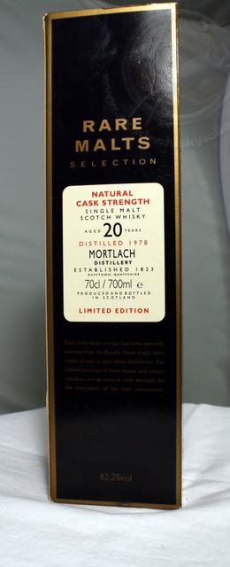 Mortlach 1978 box front image
