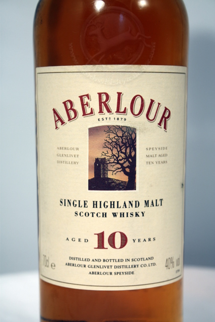 Aberlour front detailed image of bottle