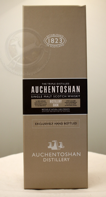 Auchentoshan 2010 hand bottled box front image