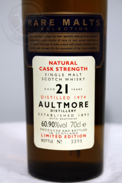 Aultmore front detailed image of bottle