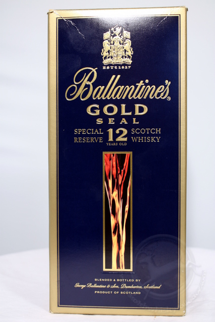 Ballantines Gold Seal box front image