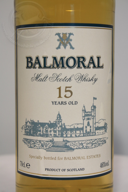 Balmoral front detailed image of bottle