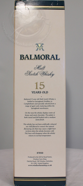 Balmoral box rear image