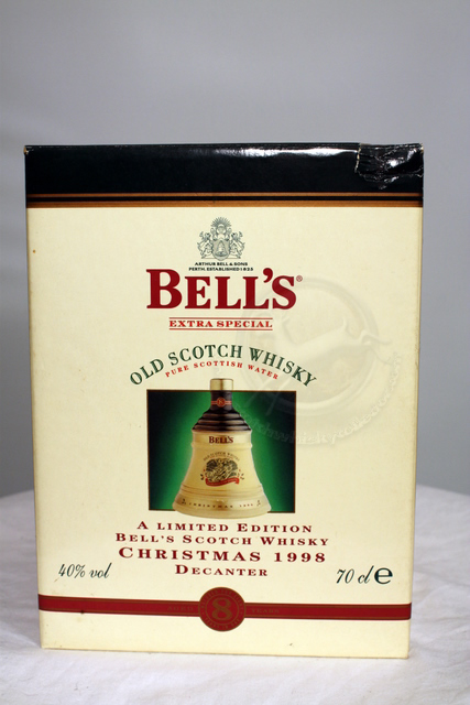 Bells Decanter : Christmas 1998 box front image