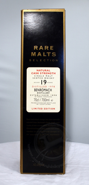 Benromach 1978 box front image