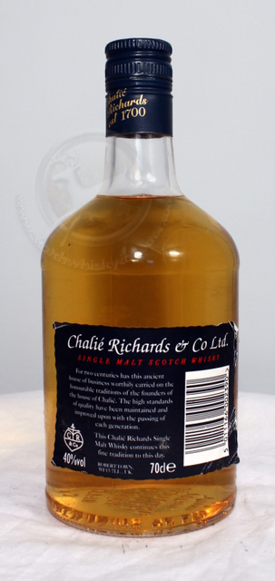 Charlie Richards Single Malt image of bottle