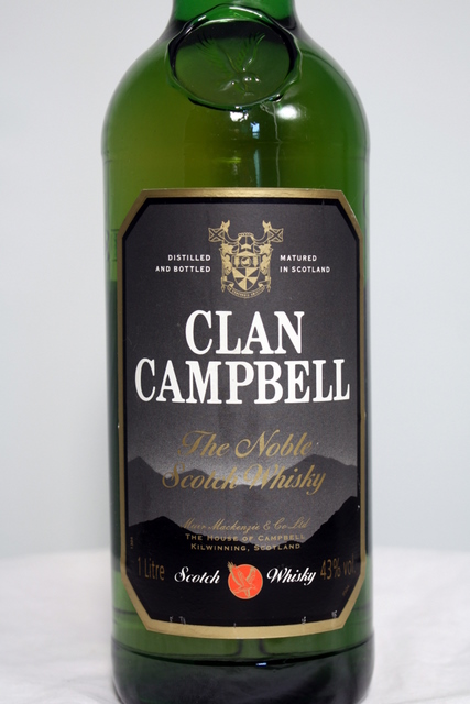 Clan Campbell front detailed image of bottle