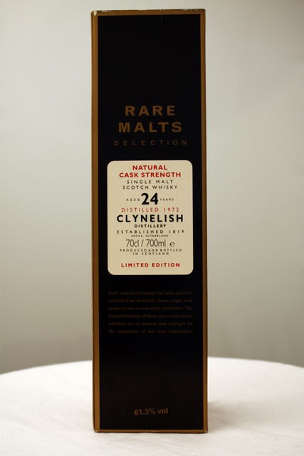 Clynelish 1972 box front image