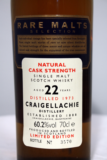 Craigellachie 1973 front detailed image of bottle