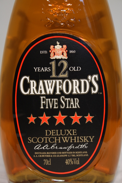 Crawfords Five Star front detailed image of bottle