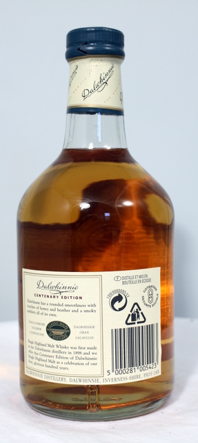 Dalwhinnie Centenary Edition image of bottle
