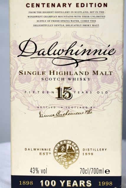 Dalwhinnie Centenary Edition box front detailed image