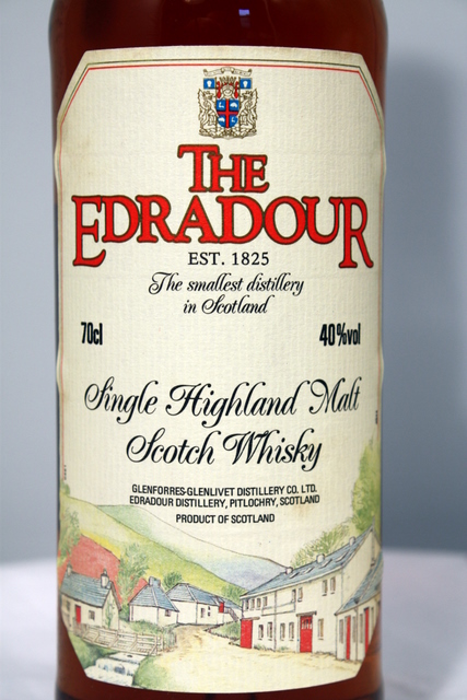 Edradour front detailed image of bottle