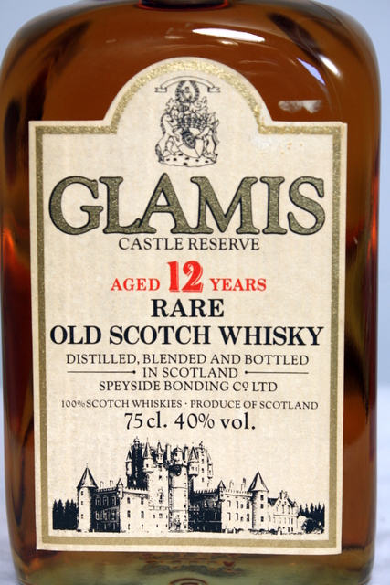 Glamis Castle Reserve front detailed image of bottle