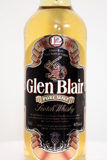 Glen Blair front detailed image of bottle