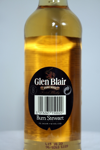 Glen Blair rear detailed image of bottle