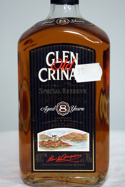 Glen Crinan Special Reserve front detailed image of bottle