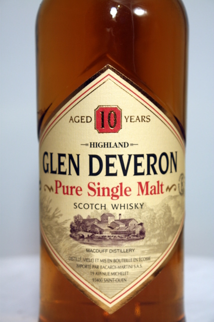 Glen Deveron 1987 front detailed image of bottle