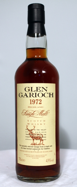 Glen Garioch 1972 front image