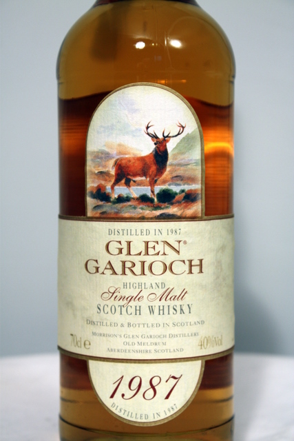 Glen Garioch 1987 front detailed image of bottle