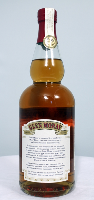 Glen Moray Centenary image of bottle