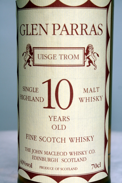 Glen Parras front detailed image of bottle