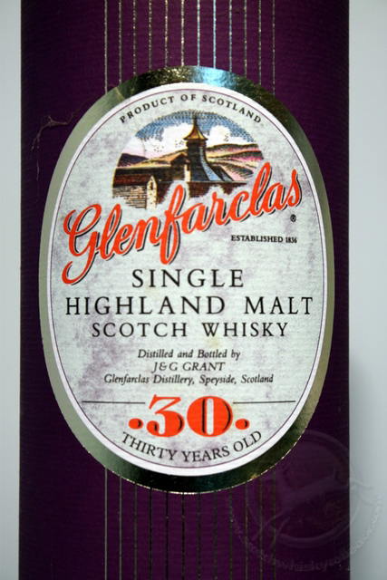 Glenfarclas box front detailed image