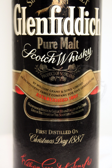 Glenfiddich Special Old Reserve box front detailed image