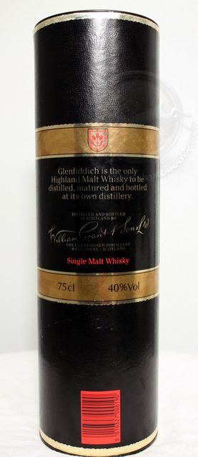 Glenfiddich Special Old Reserve box rear image