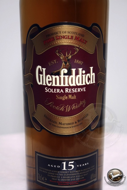 Glenfiddich Solera Reserve front detailed image of bottle
