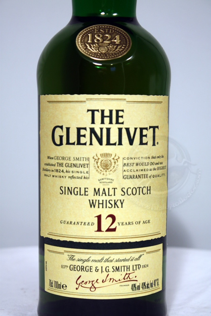 The Glenlivet front detailed image of bottle