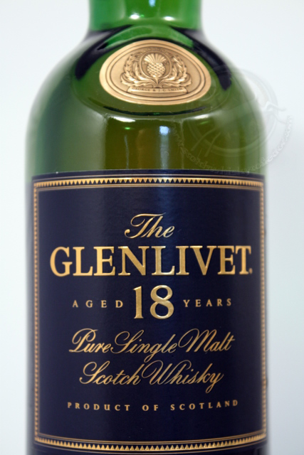 Glenlivet front detailed image of bottle