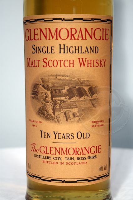Glenmorangie front detailed image of bottle