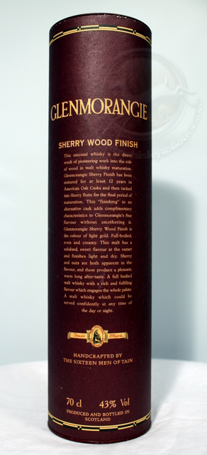 Glenmorangie Sherry Wood box rear image
