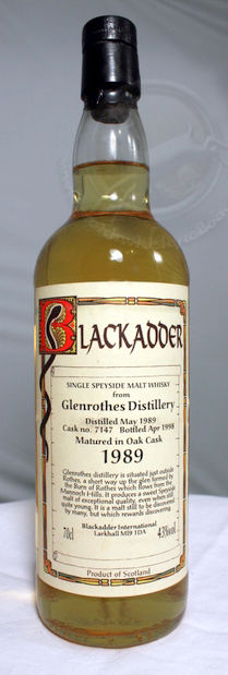 Glenrothes 1989 front image
