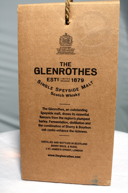Glenrothes 1992 box side image