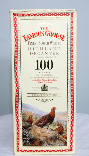 The Famous Grouse Decanter box front image