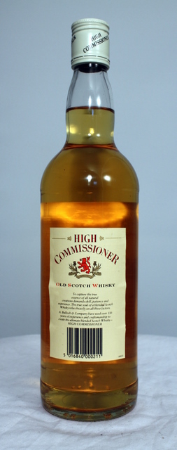 High Commissioner image of bottle