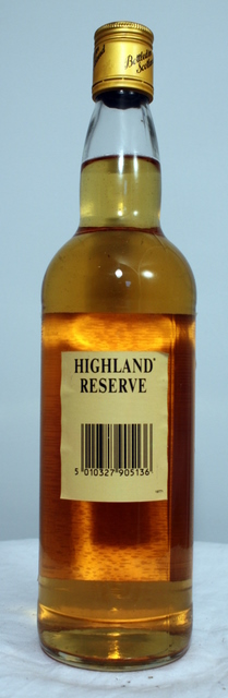 Highland Reserve image of bottle